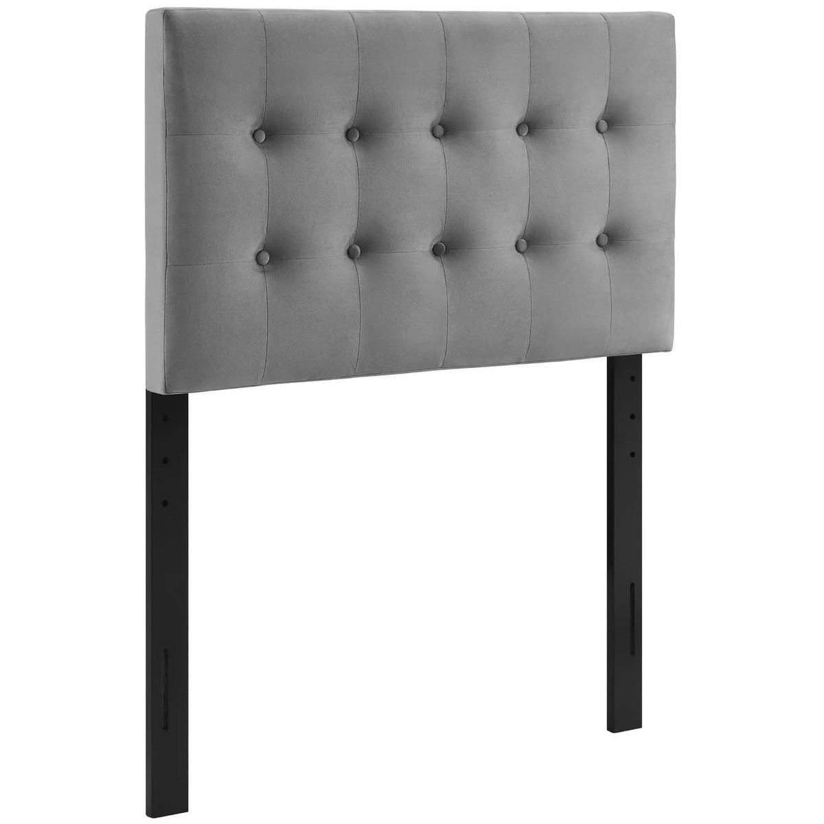 Emily Biscuit Tufted Performance Velvet Twin Headboard by HouseOfZazla