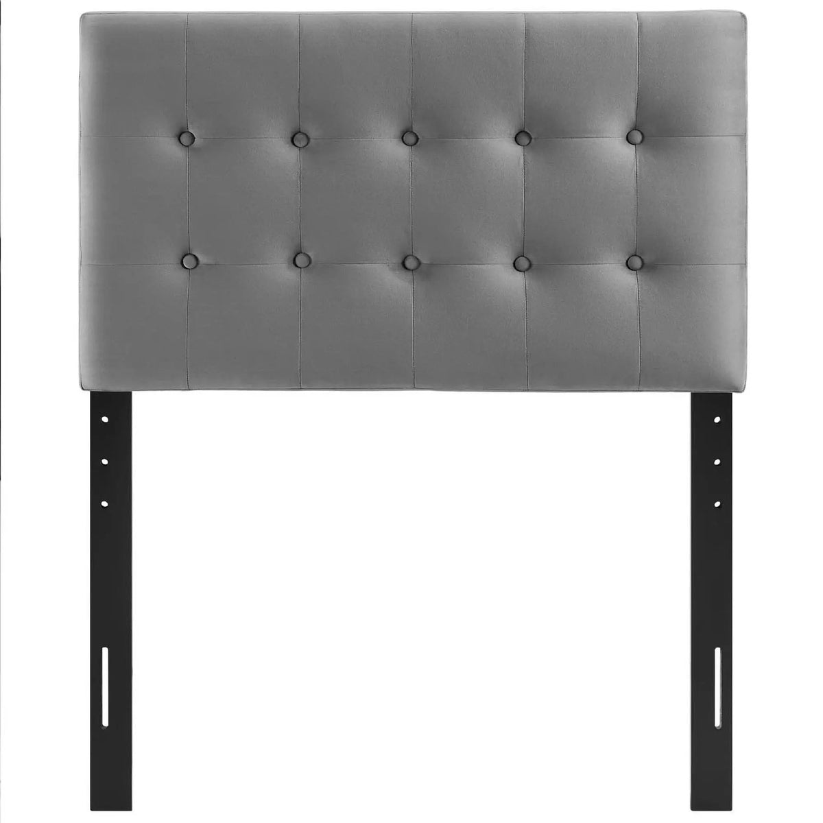 Emily Biscuit Tufted Performance Velvet Twin Headboard by HouseOfZazla