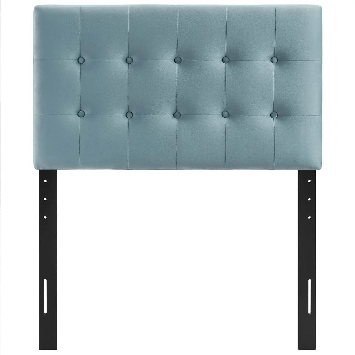 Emily Biscuit Tufted Performance Velvet Twin Headboard by HouseOfZazla
