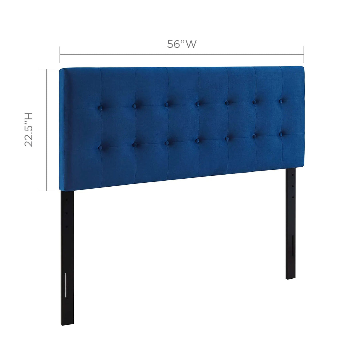 Emily Biscuit Tufted Performance Velvet Full Headboard by Modway by HouseOfZazla
