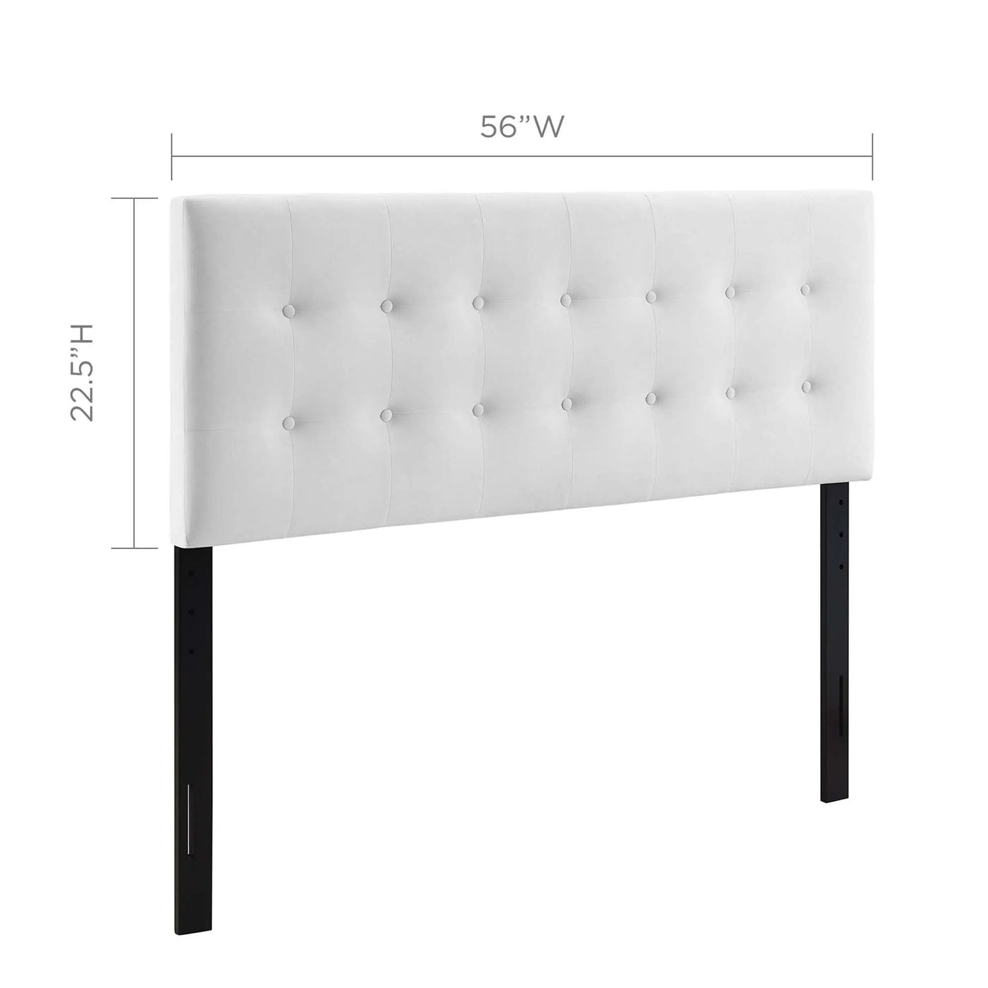 Emily Biscuit Tufted Performance Velvet Full Headboard by Modway by HouseOfZazla