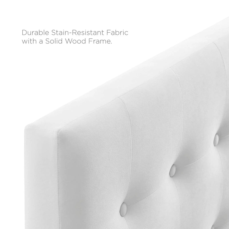 Emily Biscuit Tufted Performance Velvet Full Headboard by Modway by HouseOfZazla