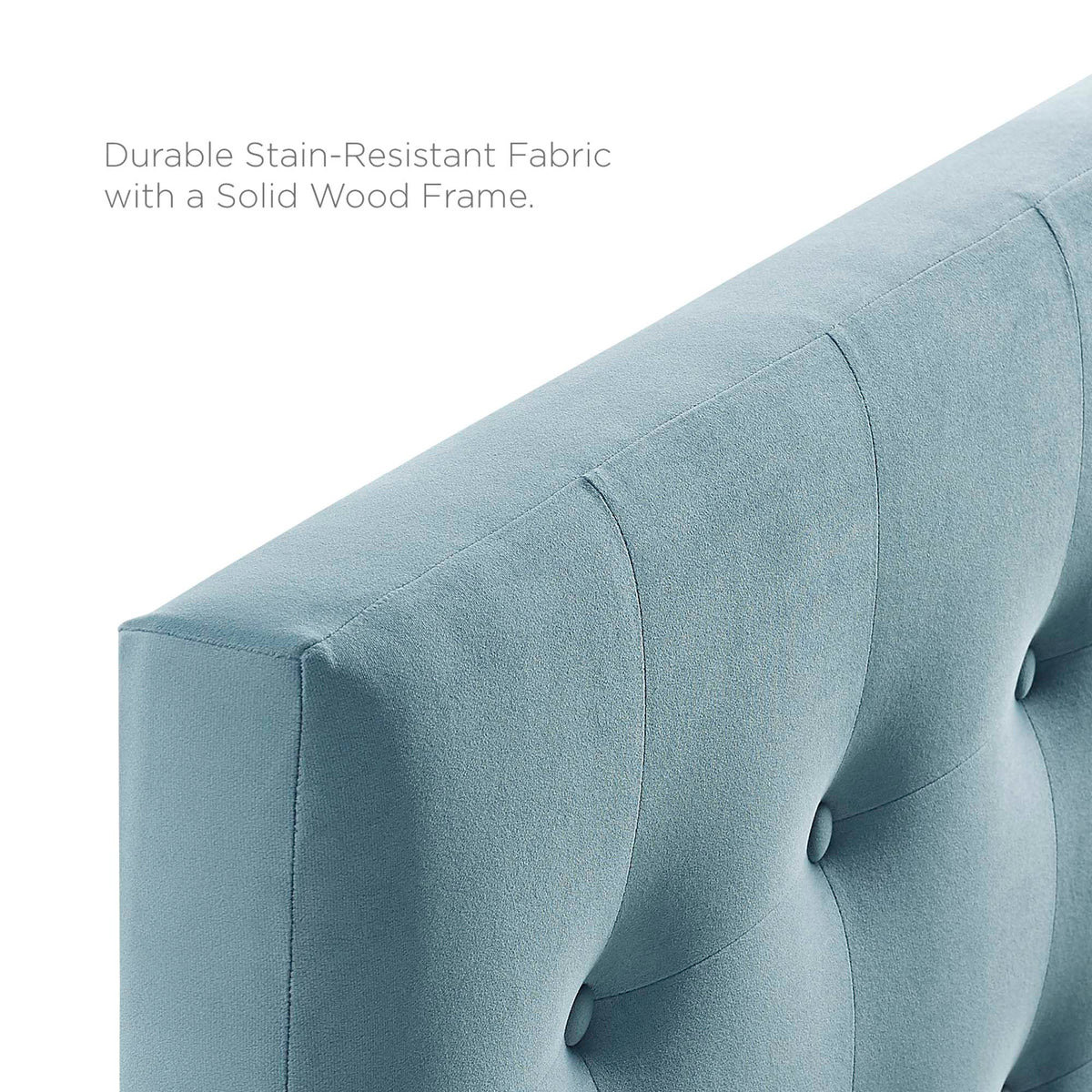 Emily Biscuit Tufted Performance Velvet Queen Headboard by Modway, photo 3 of 32