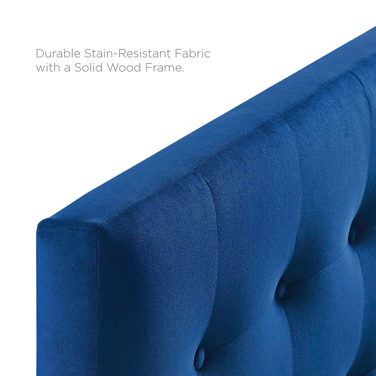 Emily Biscuit Tufted Performance Velvet Queen Headboard by Modway, photo 11 of 32