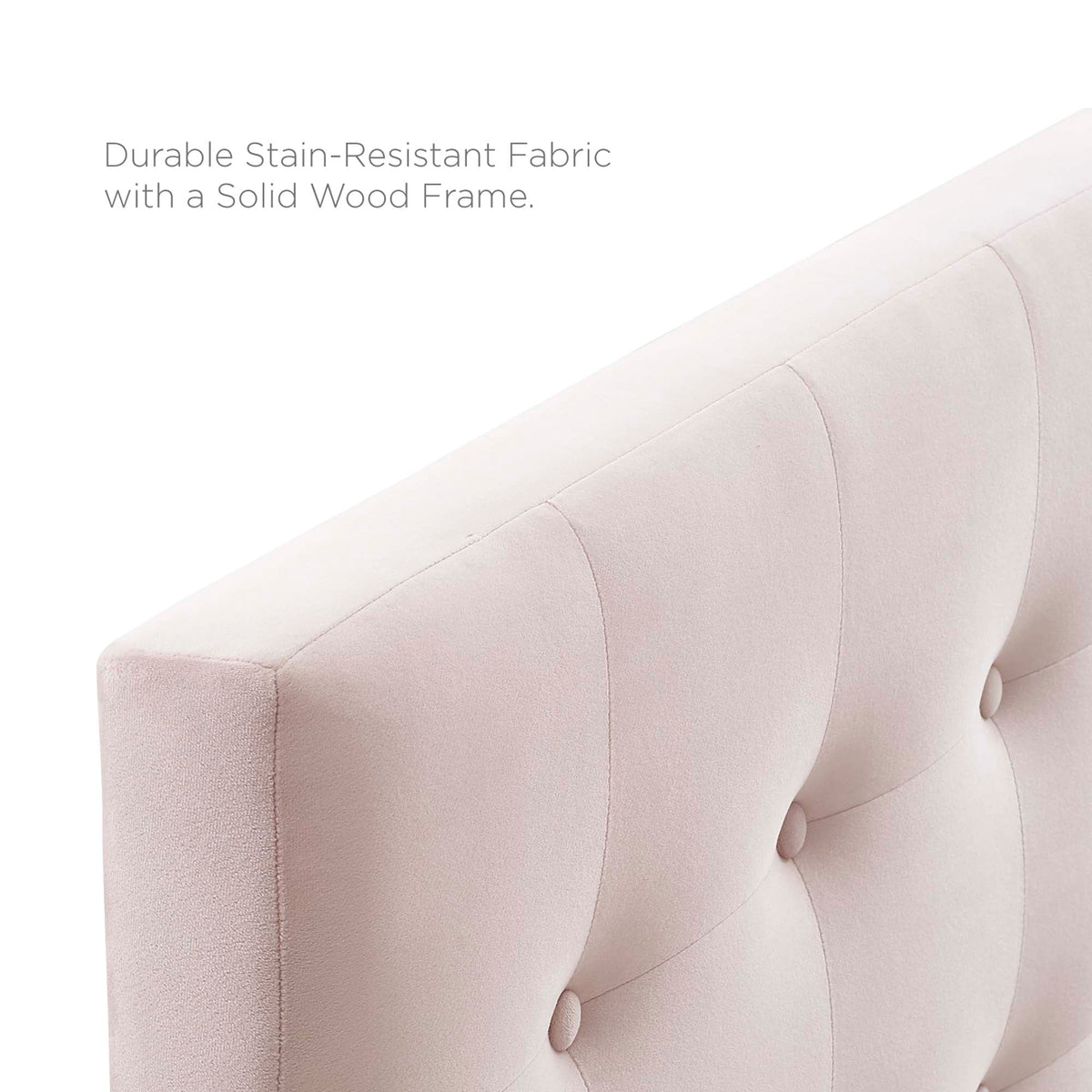 Emily Biscuit Tufted Performance Velvet Queen Headboard by Modway, photo 19 of 32