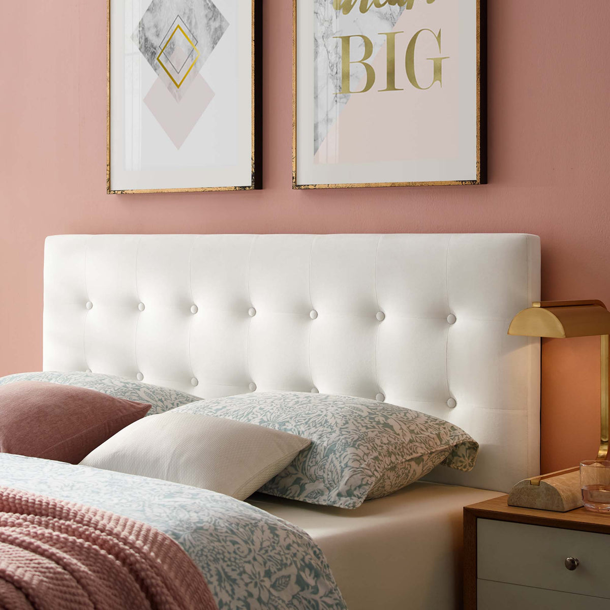 Emily Biscuit Tufted Performance Velvet Queen Headboard by Modway, photo 31 of 32