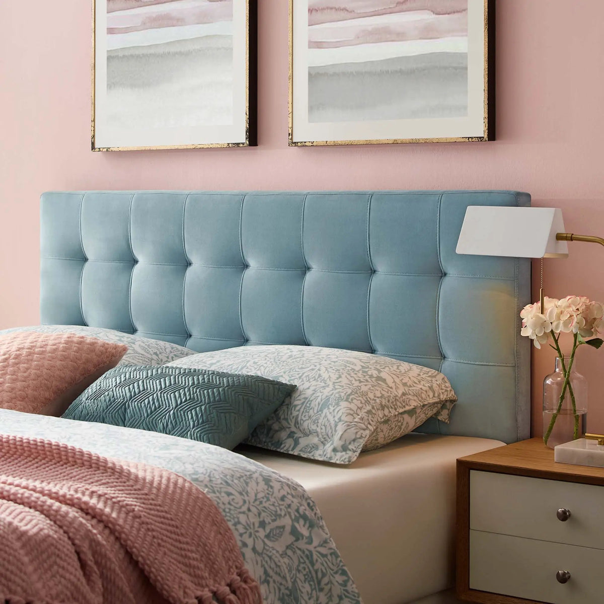 Lily Biscuit Tufted Performance Velvet Queen Headboard by Modway by HouseOfZazla