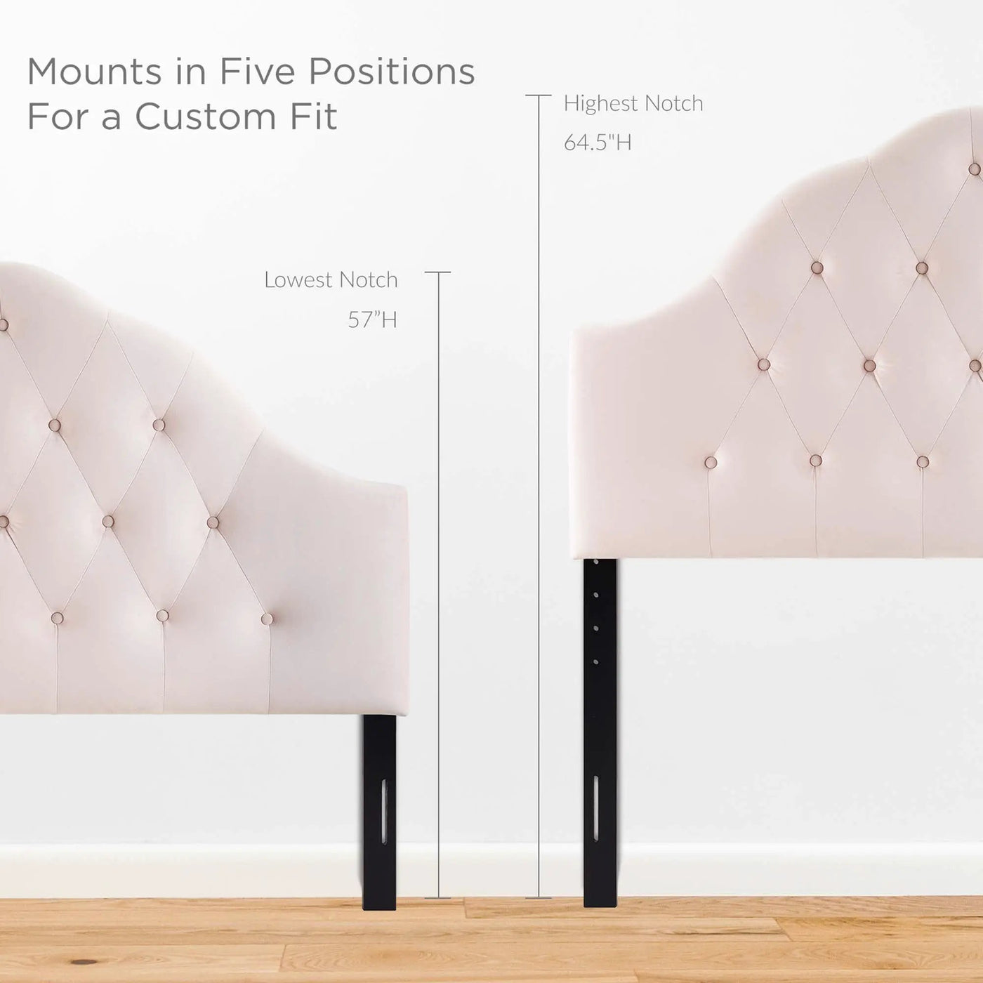 Sovereign Diamond Tufted Performance Velvet Queen Headboard by HouseOfZazla