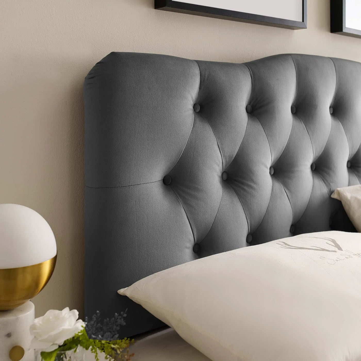Annabel Diamond Tufted Performance Velvet King Headboard by Modway by HouseOfZazla