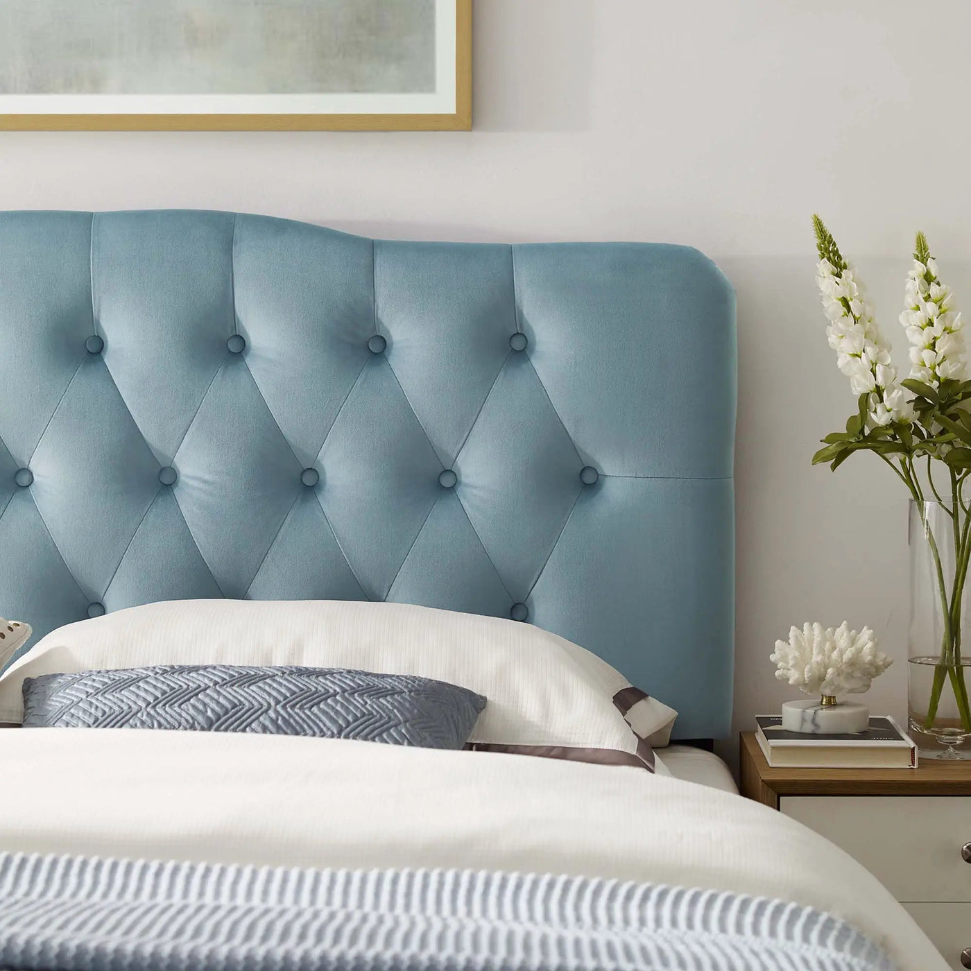 Annabel Diamond Tufted Performance Velvet King Headboard by Modway by HouseOfZazla