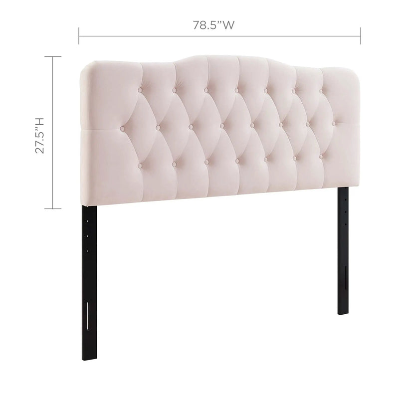 Annabel Diamond Tufted Performance Velvet King Headboard by Modway by HouseOfZazla
