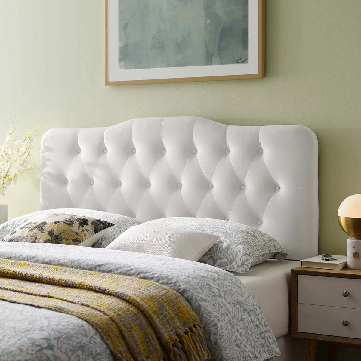 Annabel Diamond Tufted Performance Velvet King Headboard by Modway by HouseOfZazla