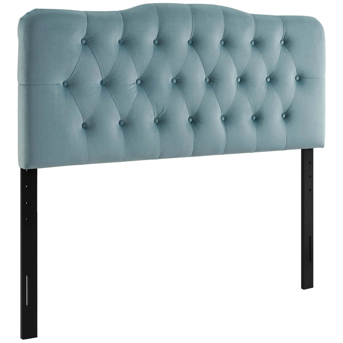 Annabel Diamond Tufted Performance Velvet Queen Headboard by HouseOfZazla