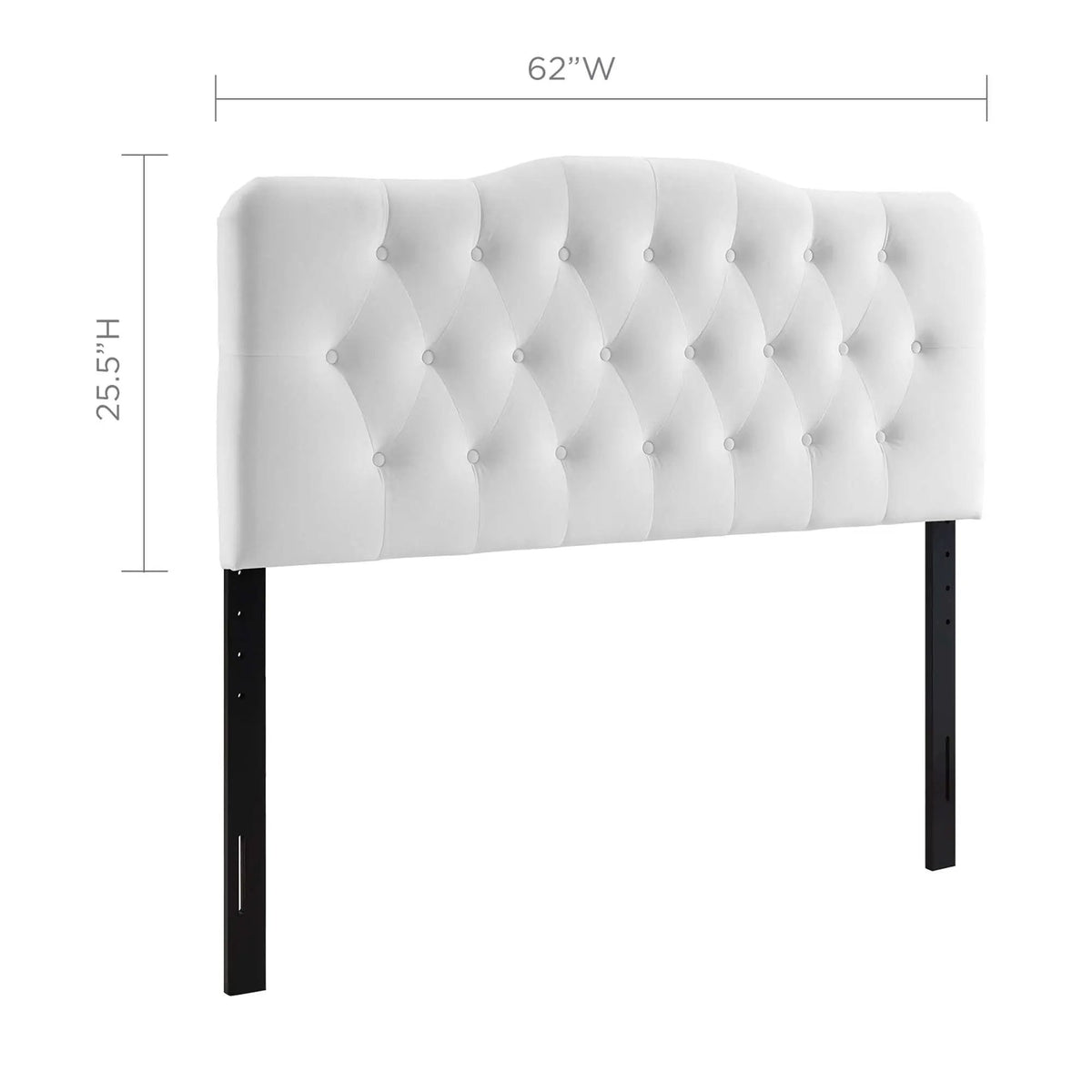 Annabel Diamond Tufted Performance Velvet Queen Headboard by HouseOfZazla
