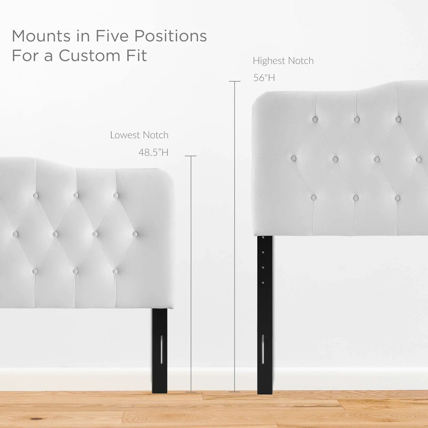 Annabel Diamond Tufted Performance Velvet Queen Headboard by HouseOfZazla