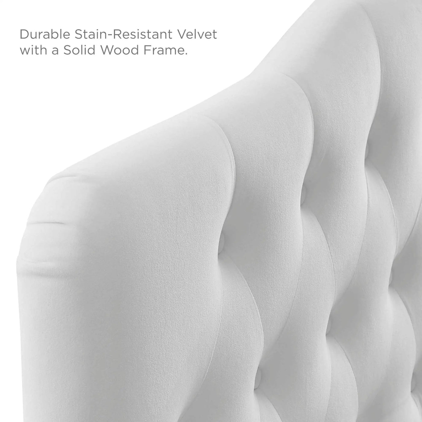 Annabel Diamond Tufted Performance Velvet Queen Headboard by HouseOfZazla