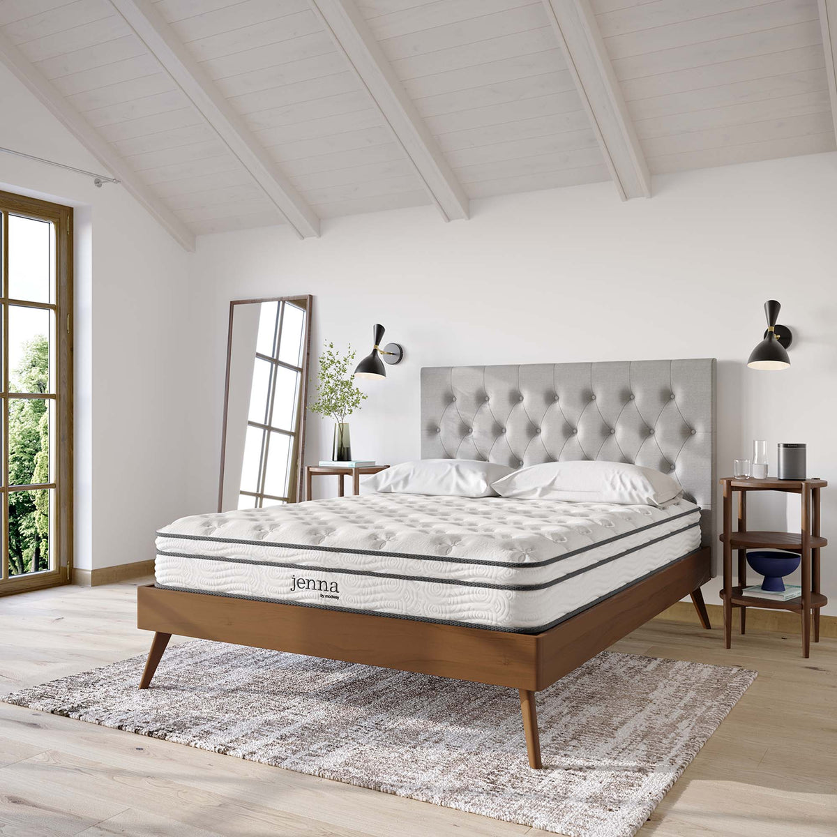 Jenna 8" Innerspring and Foam Mattress by Modway, photo 34 of 36