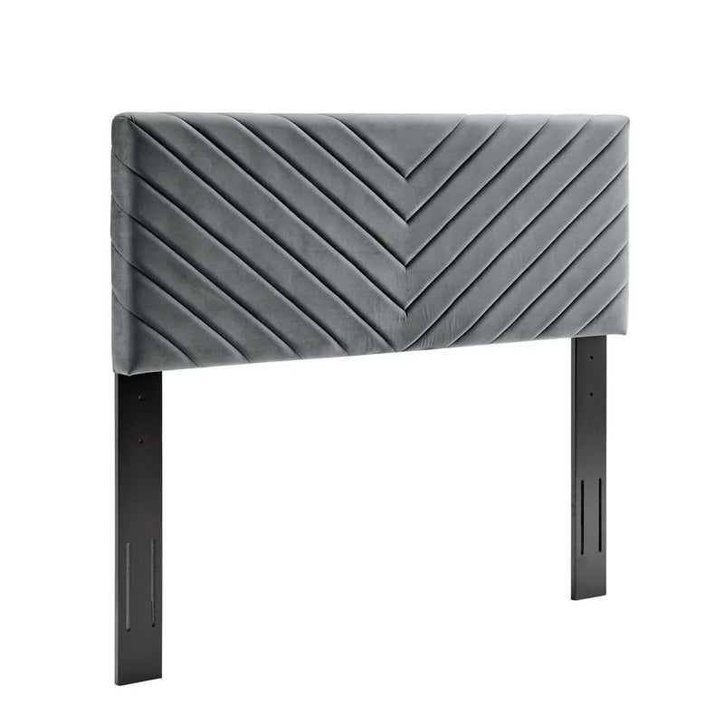 Alyson Angular Channel Tufted Performance Velvet Full/Queen Headboard by Modway by HouseOfZazla