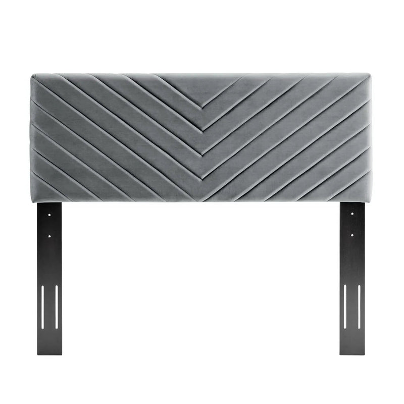 Alyson Angular Channel Tufted Performance Velvet Full/Queen Headboard by Modway by HouseOfZazla