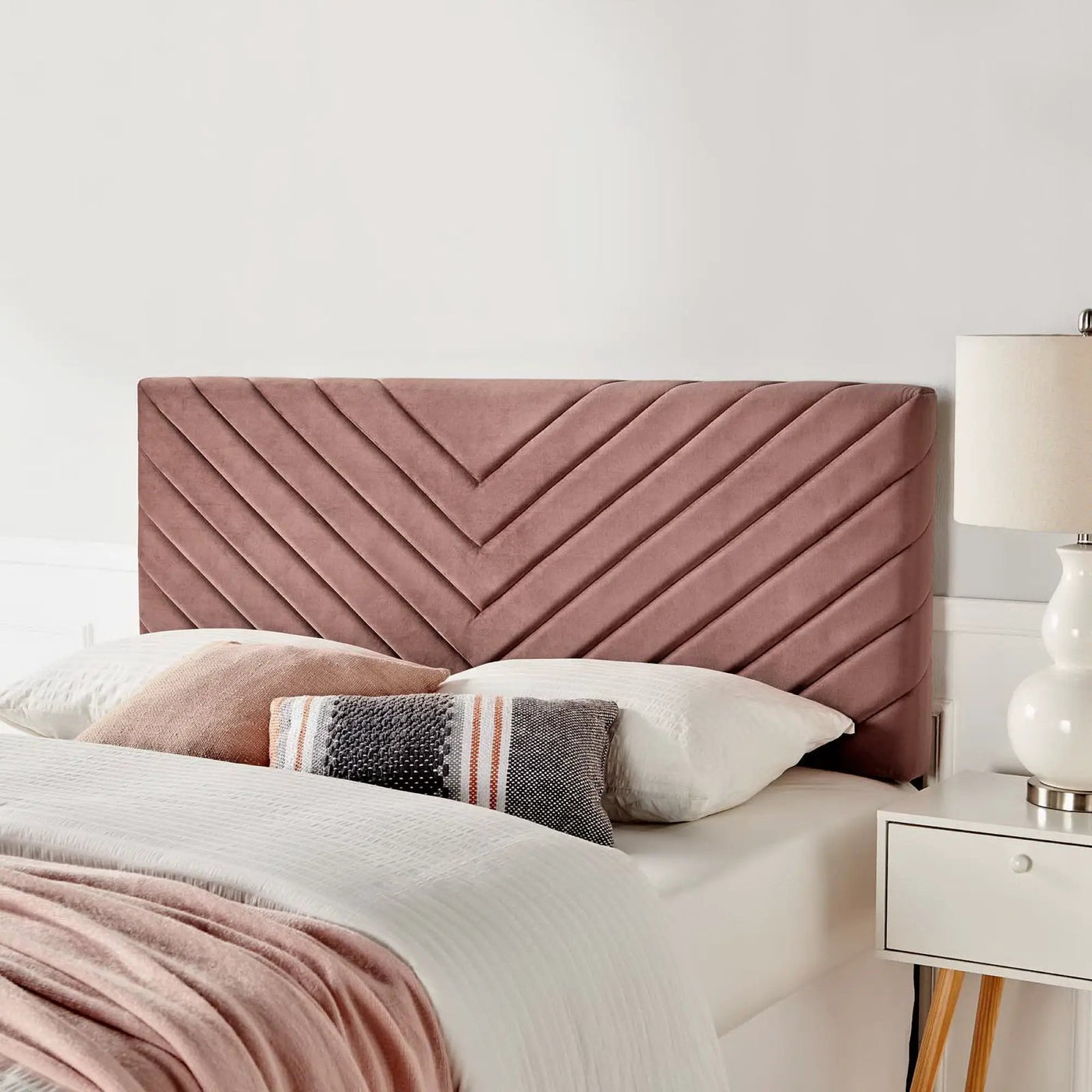 Alyson Angular Channel Tufted Performance Velvet Full/Queen Headboard by Modway by HouseOfZazla