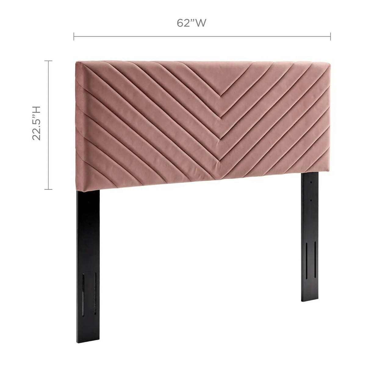 Alyson Angular Channel Tufted Performance Velvet Full/Queen Headboard by Modway by HouseOfZazla