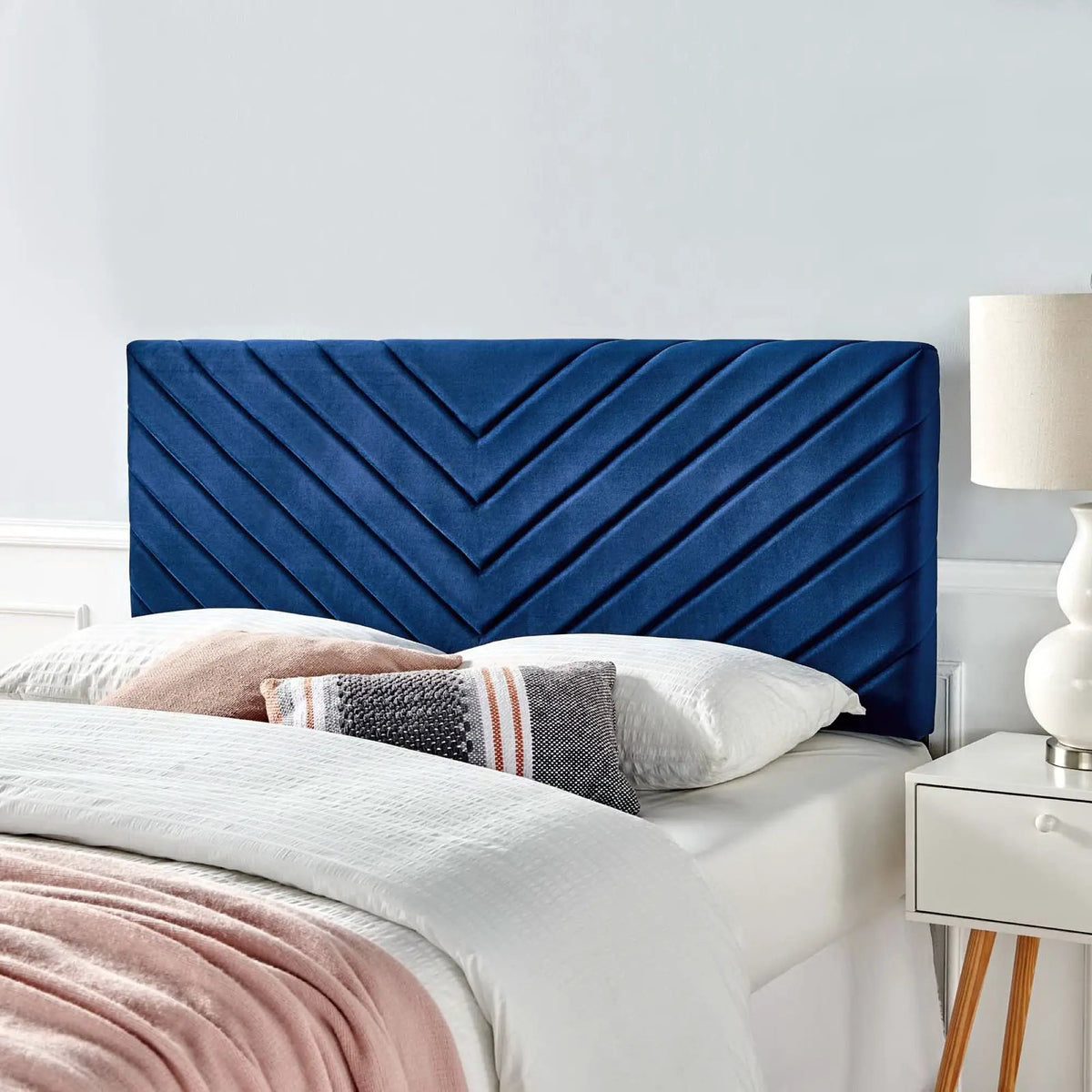 Alyson Angular Channel Tufted Performance Velvet Full/Queen Headboard by Modway by HouseOfZazla