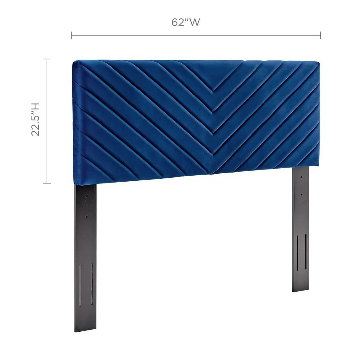 Alyson Angular Channel Tufted Performance Velvet Full/Queen Headboard by Modway by HouseOfZazla