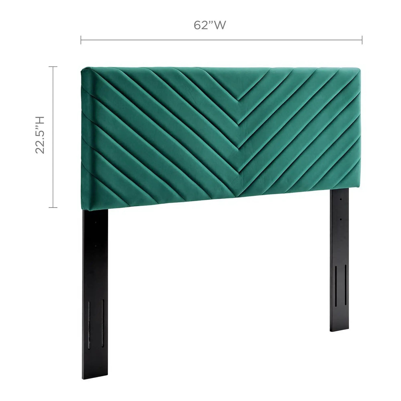 Alyson Angular Channel Tufted Performance Velvet Full/Queen Headboard by Modway by HouseOfZazla