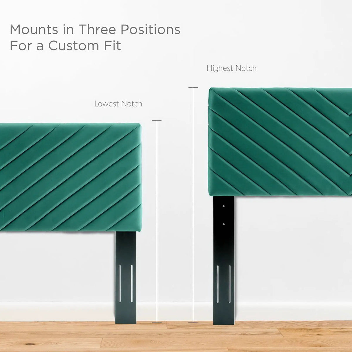 Alyson Angular Channel Tufted Performance Velvet Full/Queen Headboard by Modway by HouseOfZazla