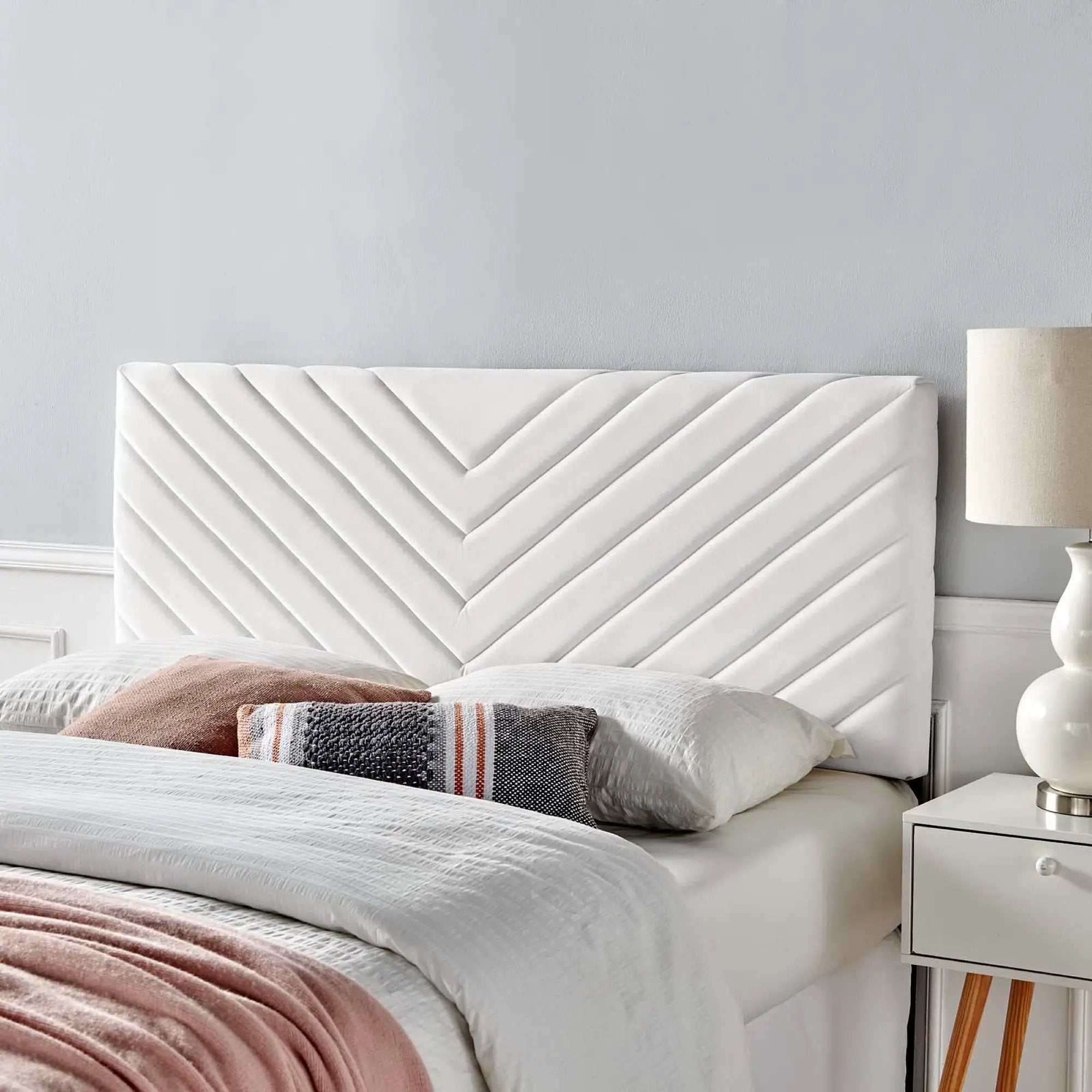 Alyson Angular Channel Tufted Performance Velvet Full/Queen Headboard by Modway by HouseOfZazla