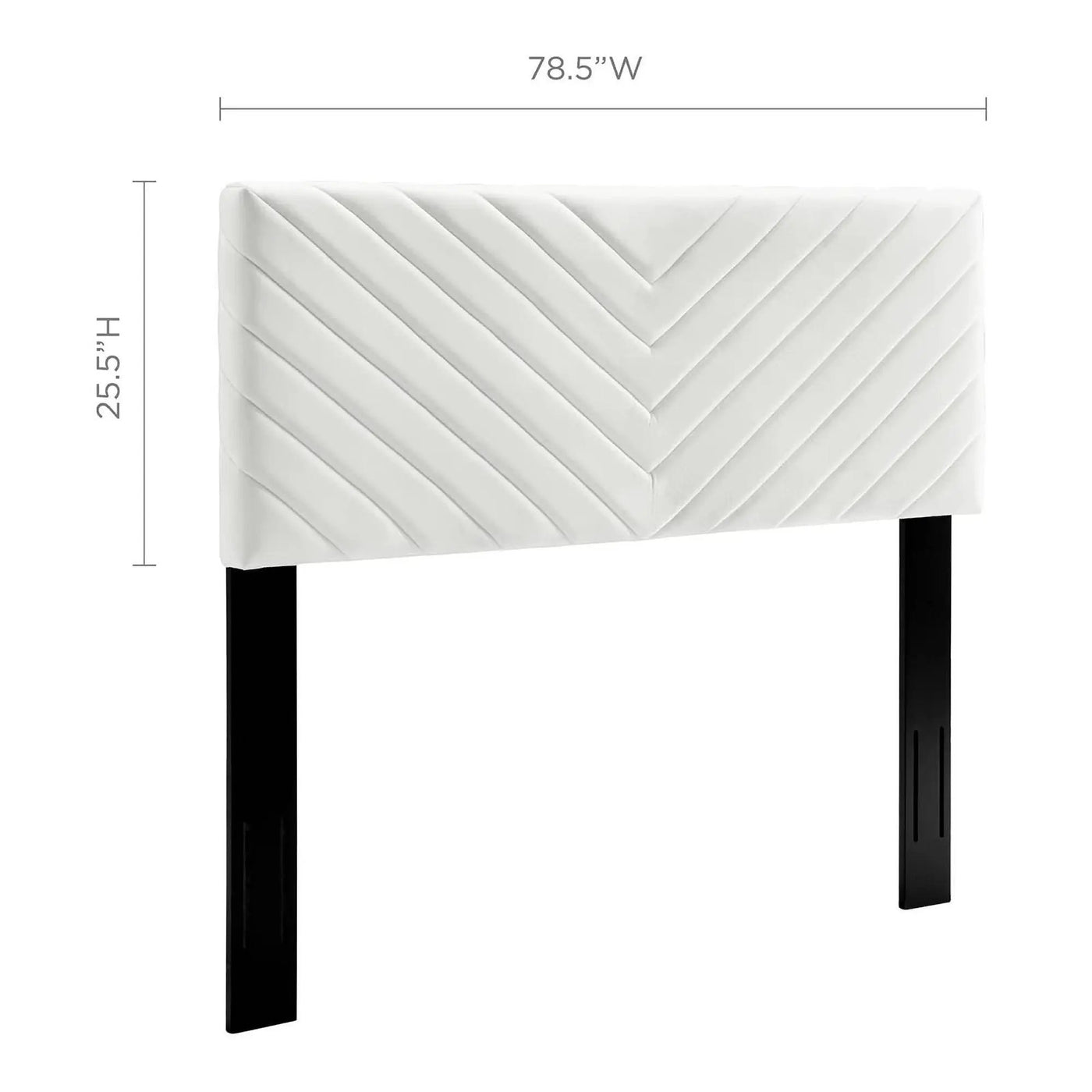 Alyson Angular Channel Tufted Performance Velvet Headboard by Modway by HouseOfZazla