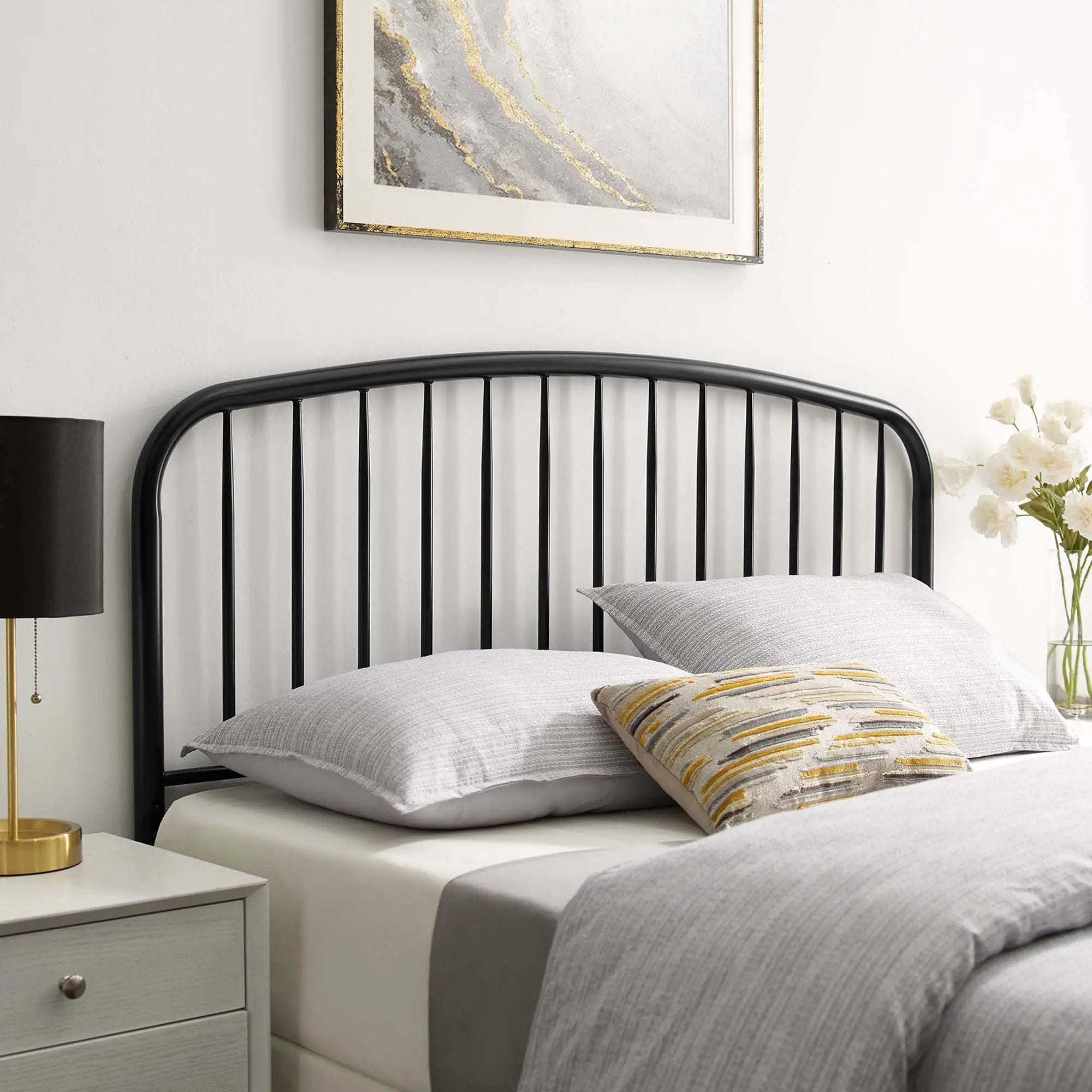 Nova Metal King Headboard by Modway by HouseOfZazla