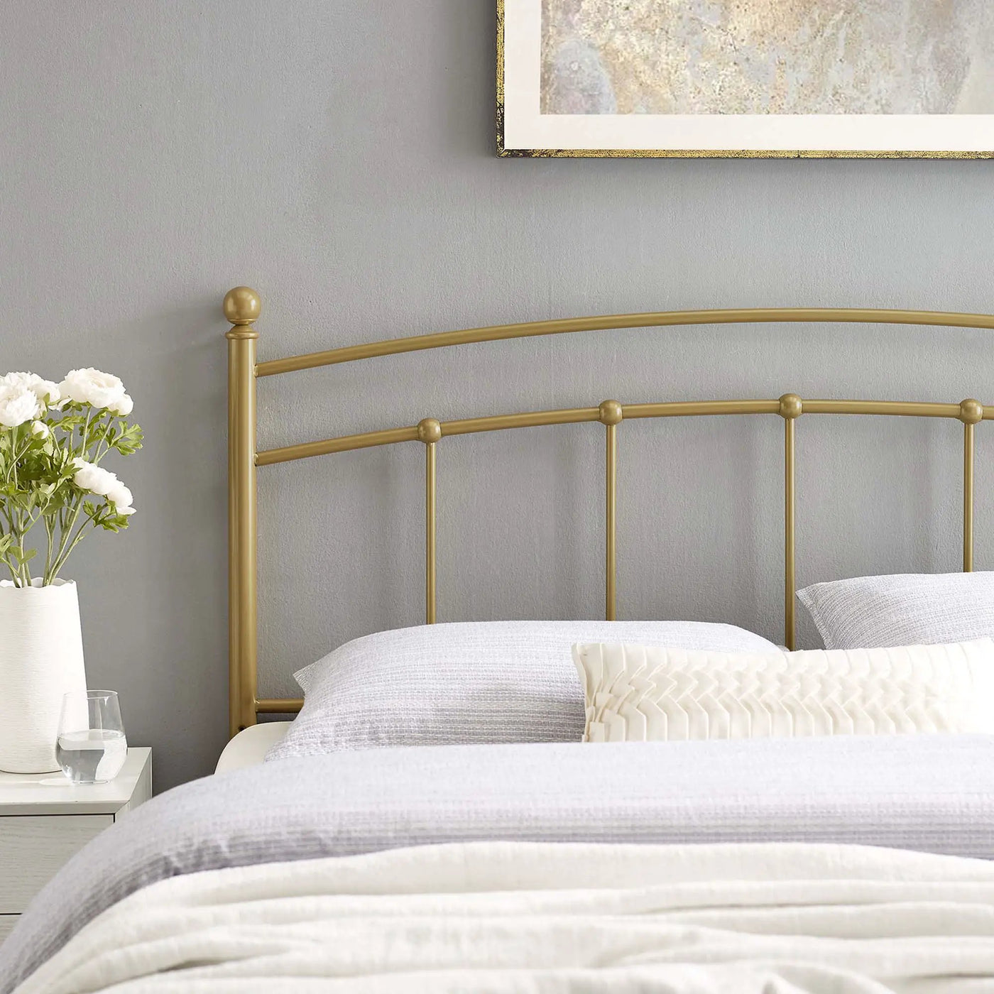 Abigail Metal Twin Headboard by Modway by HouseOfZazla