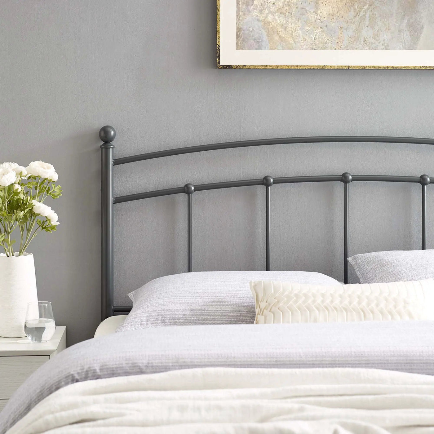 Abigail Metal Twin Headboard by Modway by HouseOfZazla