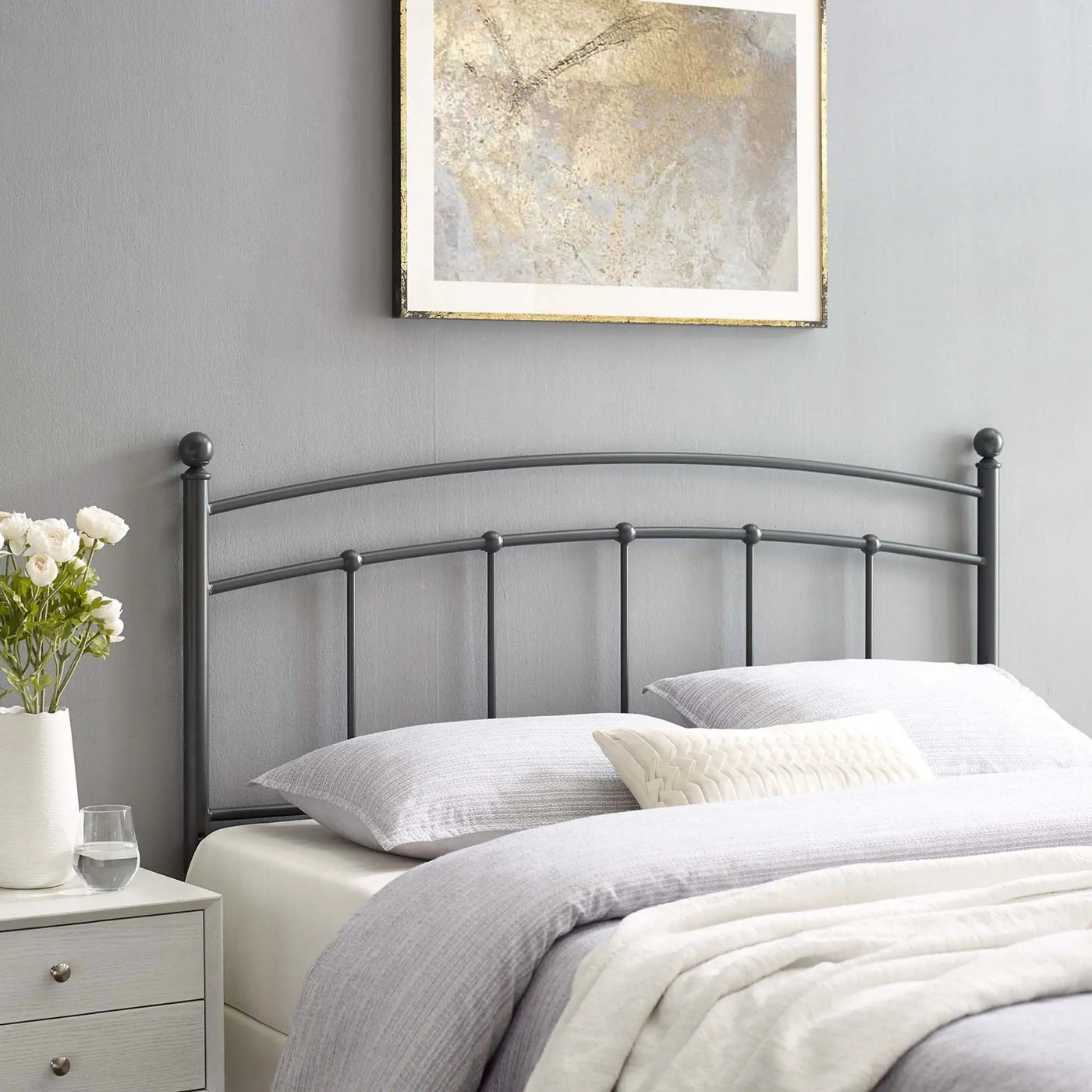 Abigail Metal Twin Headboard by Modway by HouseOfZazla