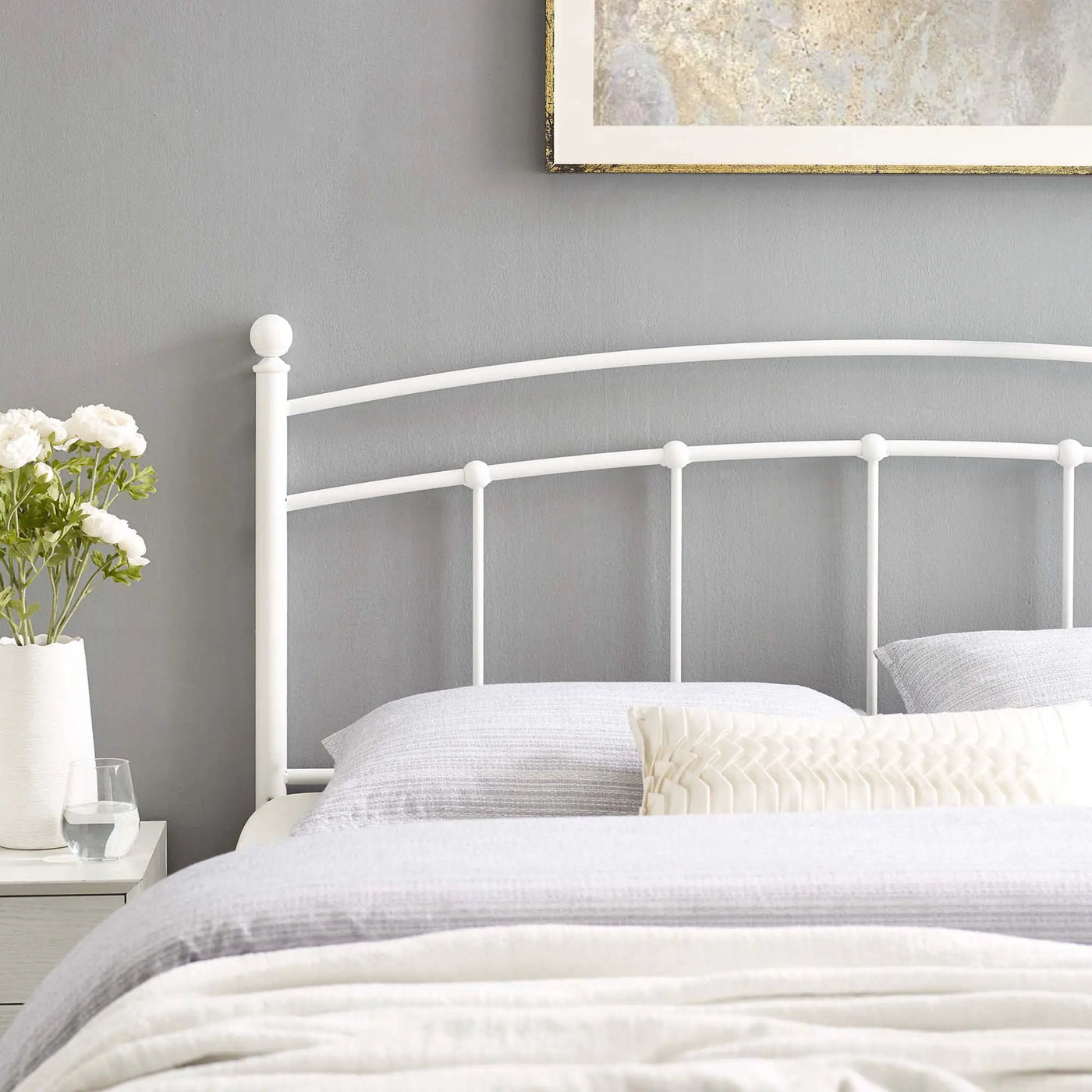 Abigail Metal Twin Headboard by Modway by HouseOfZazla