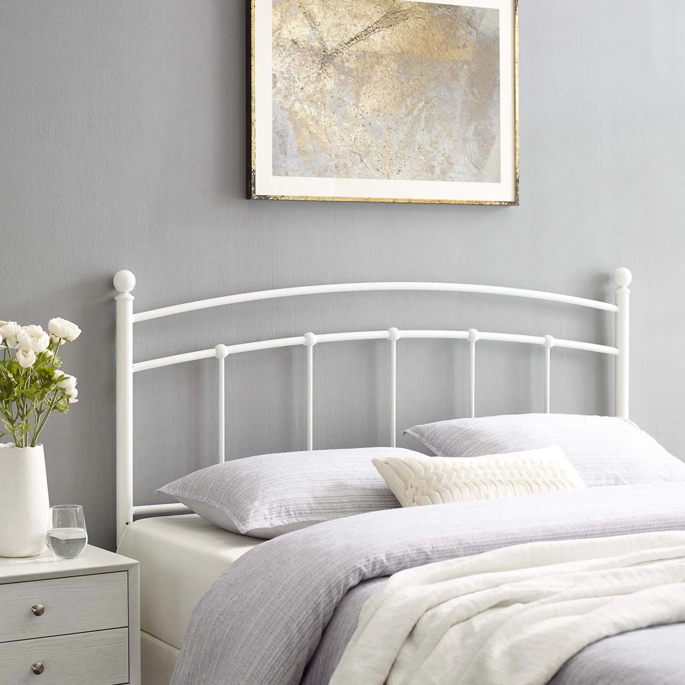 Abigail Metal Twin Headboard by Modway by HouseOfZazla