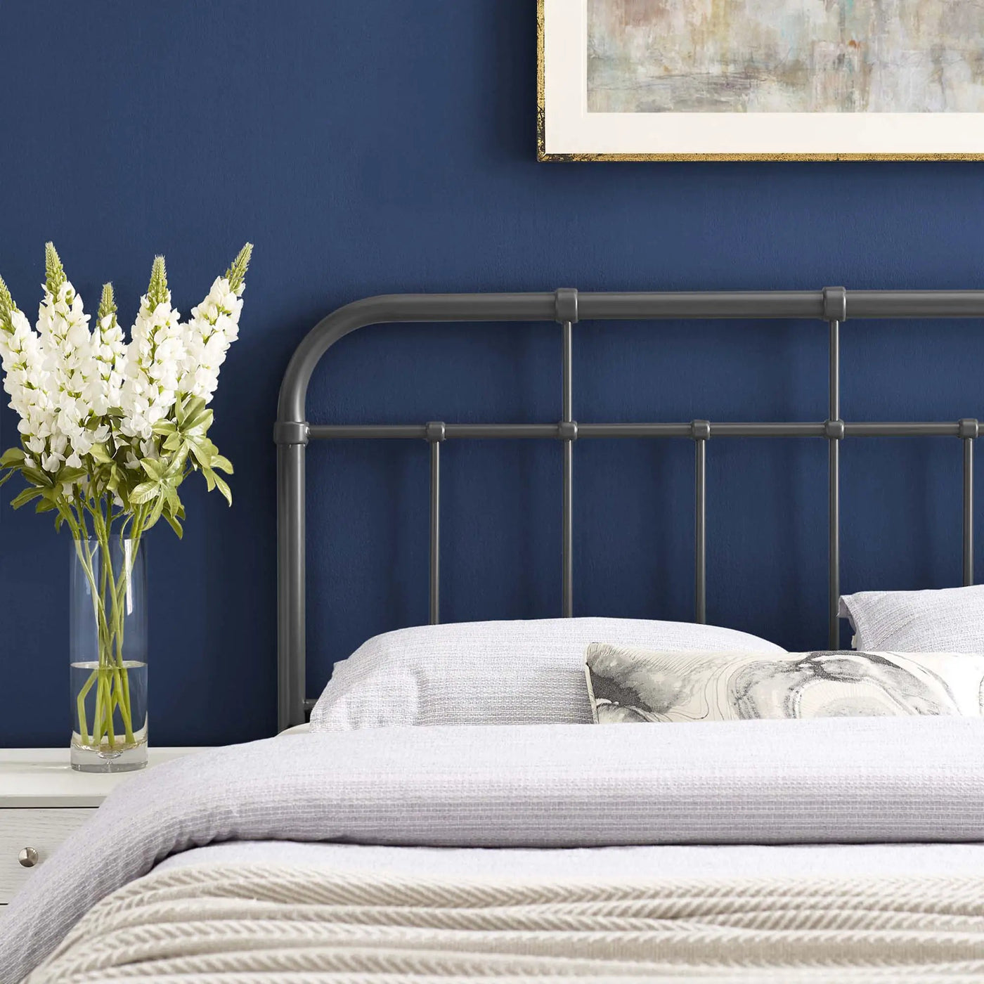 Alessia Metal Queen Headboard by Modway by HouseOfZazla