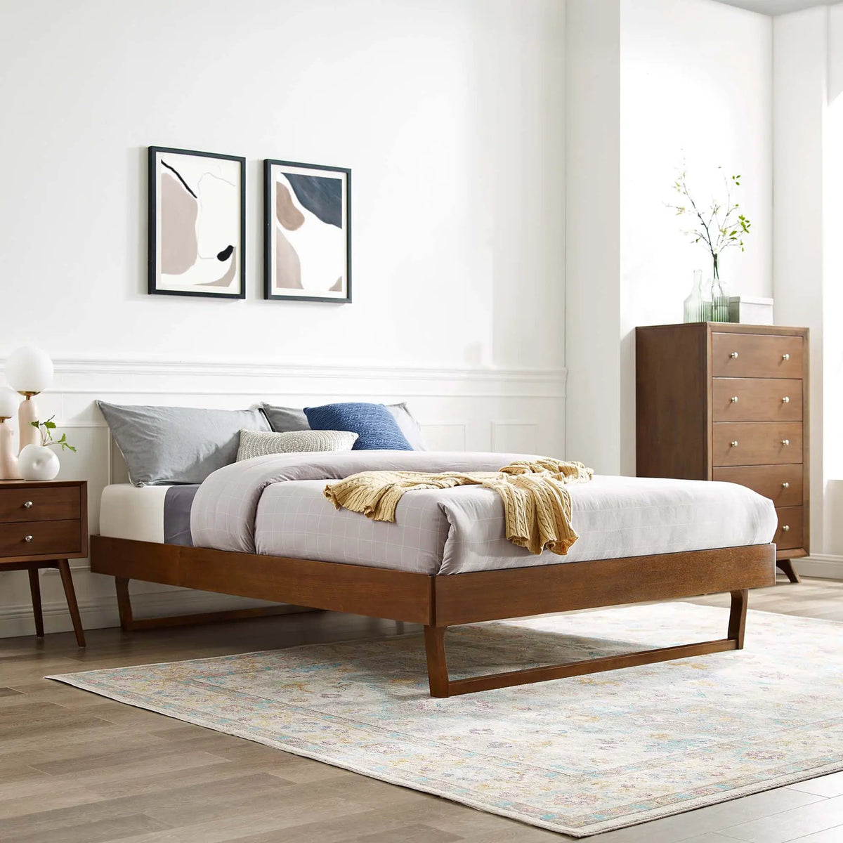 Billie Wood Full Platform Bed Frame by Modway by HouseOfZazla
