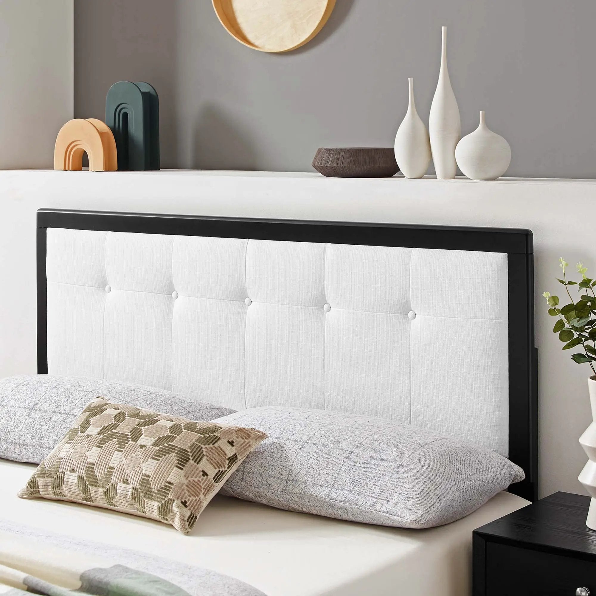 Draper Tufted Fabric and Wood Queen Headboard by Modway by HouseOfZazla