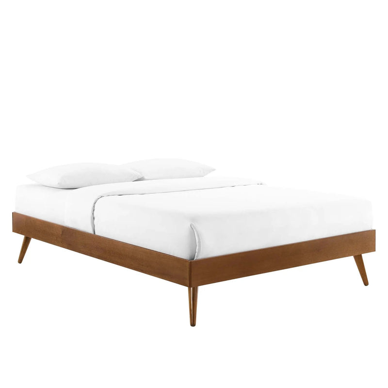 Bridgette Wood Twin Platform Bed With Splayed Legs by HouseOfZazla