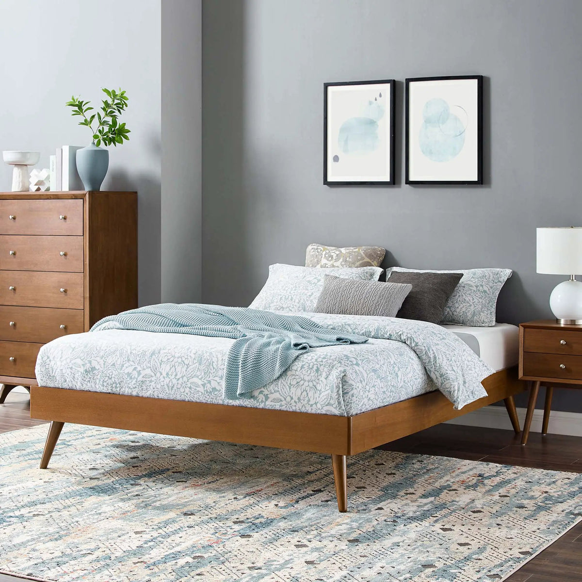 Margo Wood Full Platform Bed Frame by Modway by HouseOfZazla