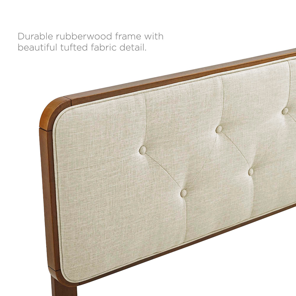 Collins Tufted Fabric and Wood Headboard by Modway, photo 2 of 43