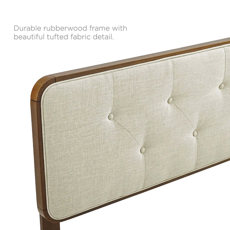 Collins Tufted Fabric and Wood Full Headboard by Modway by HouseOfZazla