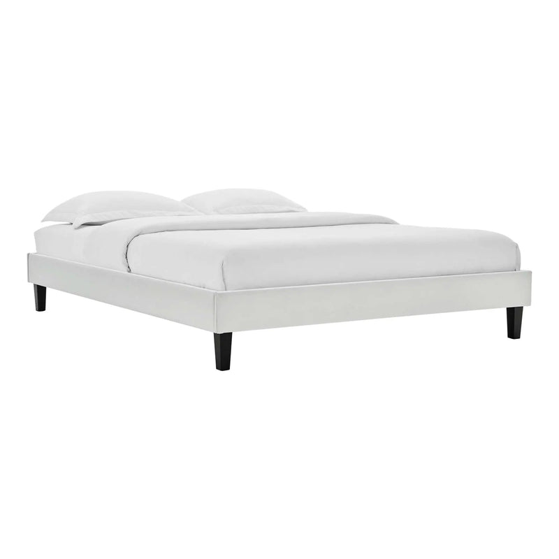 Reign Performance Velvet Twin Platform Bed Frame by Modway by HouseOfZazla