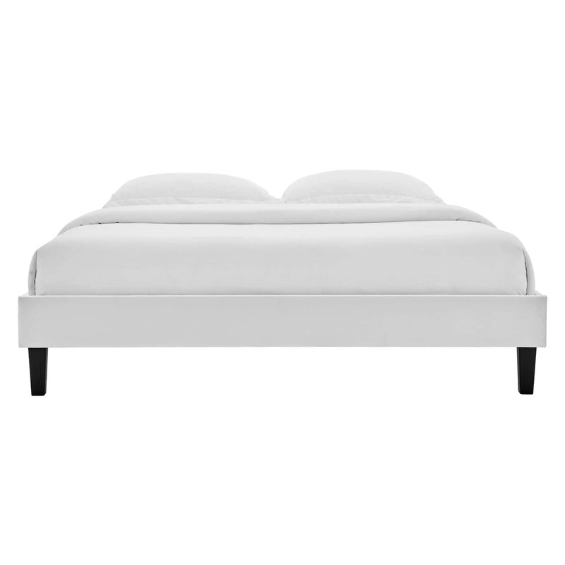 Reign Performance Velvet Twin Platform Bed Frame by Modway by HouseOfZazla
