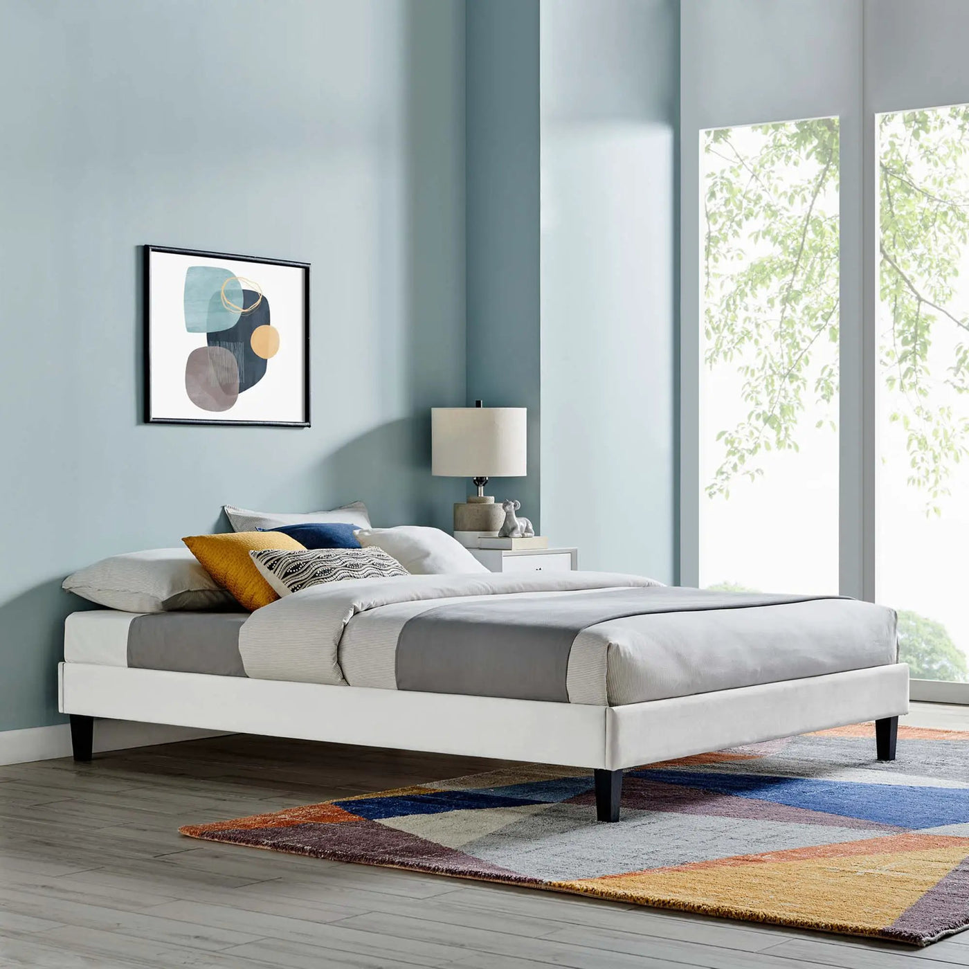 Reign Performance Velvet Twin Platform Bed Frame by Modway by HouseOfZazla