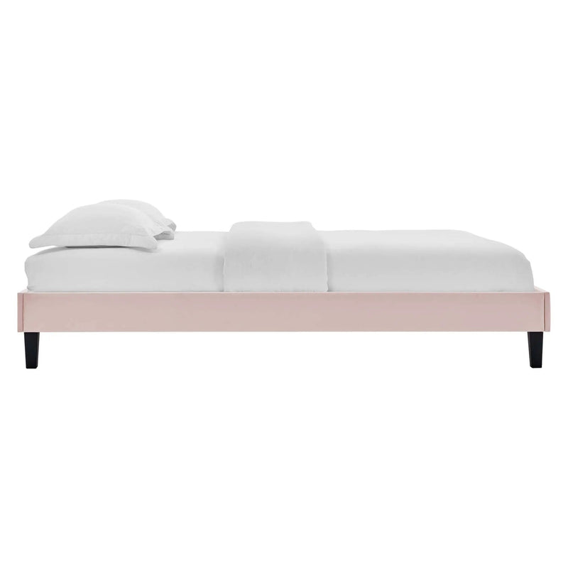 Reign Performance Velvet Twin Platform Bed Frame by Modway by HouseOfZazla