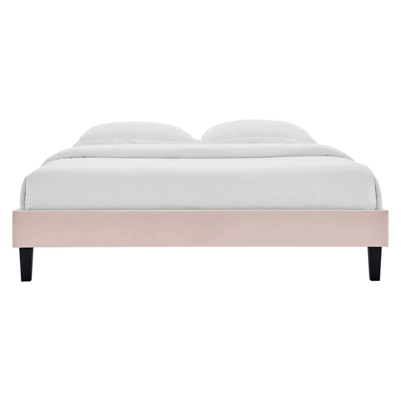 Reign Performance Velvet Twin Platform Bed Frame by Modway by HouseOfZazla