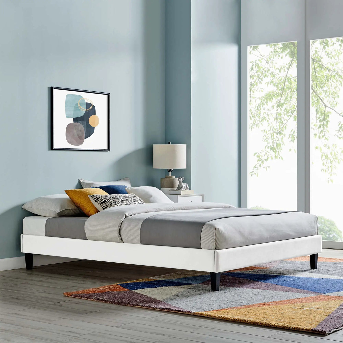 Reign Performance Velvet Twin Platform Bed Frame by Modway by HouseOfZazla